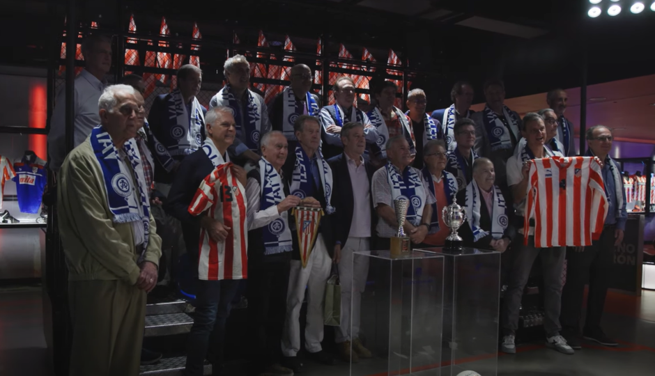 Territorio Atleti honra al histórico equipo de voleibol del Atlético de Madrid